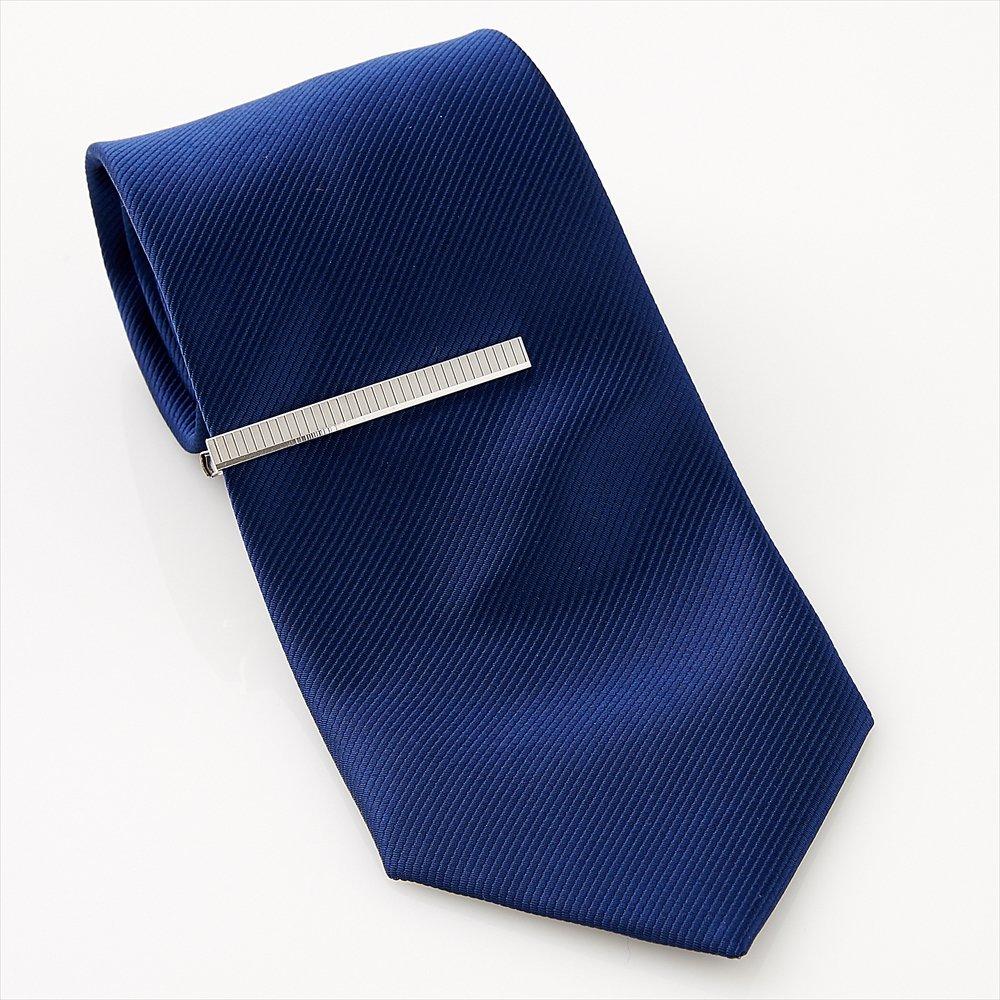 Tie Tie Tie Necktie Pin Silver Made In Japan [Ozie] Men's Bar, Clip, Pin, - -