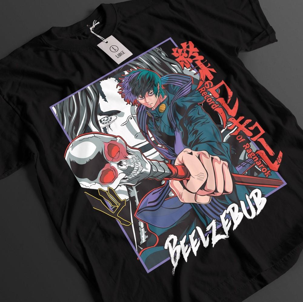 

Record Of Ragnarok Shirt Jack The Ripper Tshirt Buda T-Shirt Adam Top Anime Tee 3XL