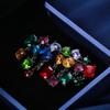 Vintage  Fashion Luxury Rainbow Crystal Brooches Silver Color Rhinestone Alloy Brooch Lady Party Pins Birthday Gifts