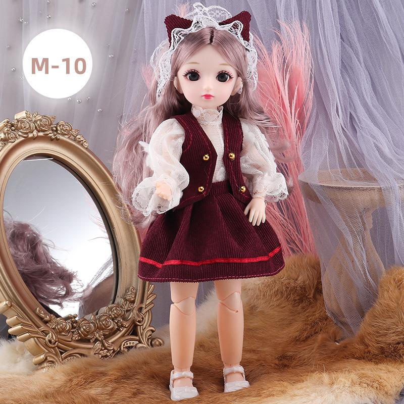 30cm Lori Doll Girl Simulation Princess Toy 23 Joint 6 Points BJD Doll Dress-up Birthday Gift
