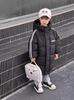 Unisex Winterjacke in mittlerer Länge für Kleinkinder & Kinder - Verdickte Baumwolle, Kniebedeckende Wärme