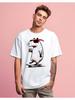 T-shirt with Glowing Capybara Print