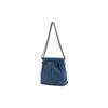 New CHARLES&KEITH PU, Textile Mixture Backpack Shoulder Bag Small Women's Dark Denim Blue CK2-60782390-1
