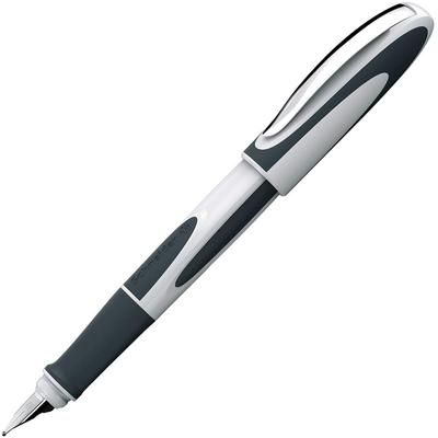 Caneta de Tinteiro Schneider Ray M Média Preta RYFP168249M, Pena, Tinta, Branco/Cinzento,