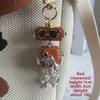 Handmade DIY Punk Bag Pendant Robot Mobile Phone Chain Keychain Tide Play Pendant Pendant Night
