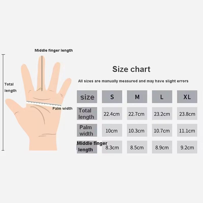 Winter Motorcycle Riding Warm Gloves for Men Touch Screen Thick Protective Waterproof Gloves Outdoor Cycling Skiing Equipment