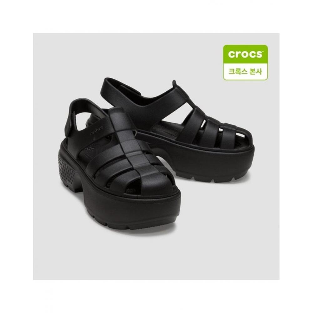 

Crocs Unisex Stomp Fisherman Sandals 209938 001 001 black/M6W8