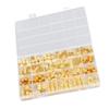220pcs Hair Dreadlock Jewelry Rings Hollow Out DIY Hair Braiding Coils for Party Wedding Festival Gold Plating