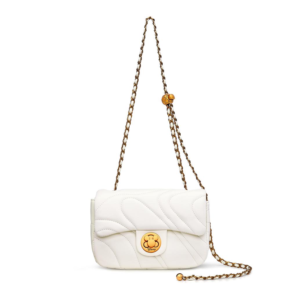 New Disney Mickey Series PU Shoulder Bag Crossbody Bag Women's Black/White BMK-71424M