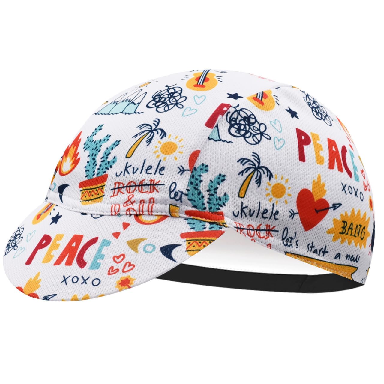 Велосипедная подшлемник-кепка с унисекс [andoffer] Кепка, Кепка, Козырек, Влагоотводящая, Быстросохнущая, Защита от солнца, Сетчатая, Тонкая, Легкая, Дышащая, Велосипед, синий