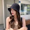 1Pcs Beach Korean Straw Hat Summer Women Visor Breathable Chic Bucket Hats Fisherman Cap Sun Caps Mountaineering Hat
