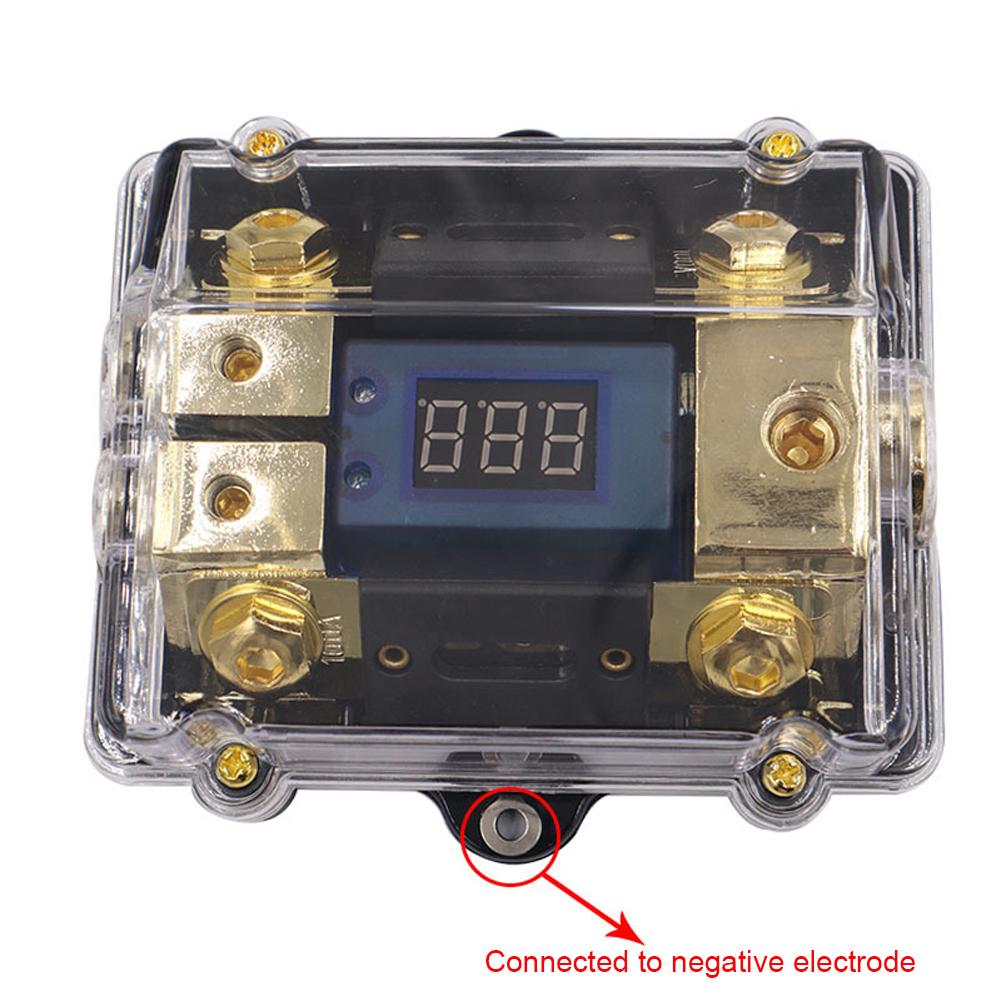 1-Wege-Eingang, 2-Wege-Ausgang, Auto-Audio-Sicherungskasten mit 24 V 100 A ANL-Sicherung, Stromverteilungsblock, Auto-Stereo-Sicherungshalter für LKW-Fahrzeuge