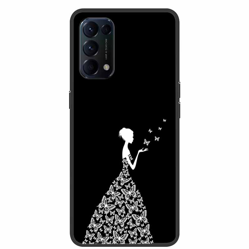 Funda Für OPPO A74 Telefon Fall Abdeckung Schwarz Silikon Weiche Rückseitige Abdeckung Fall Für OPPO A74 F19 A54 Fall Coque für OPPO A74 EINE 74 Fall