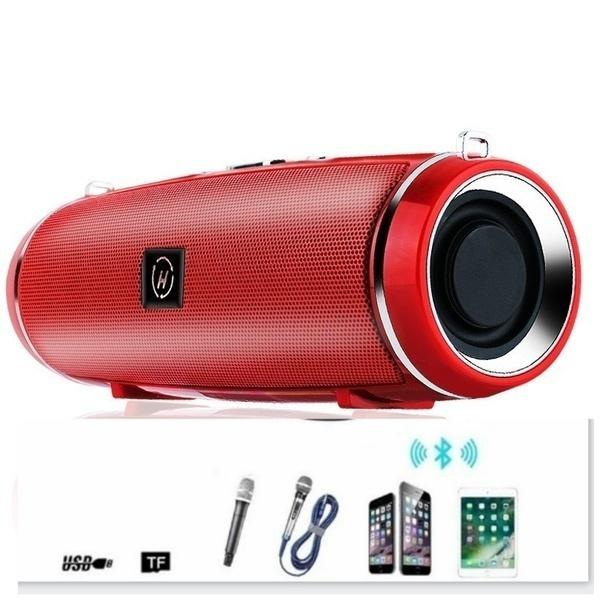 Upgrade Waterproof Outdoor HIFI Column Speaker Wireless Bluetooth Speaker Subwoofer Sound Box Support FM Radio TF Mp3 Player Mobile Phone