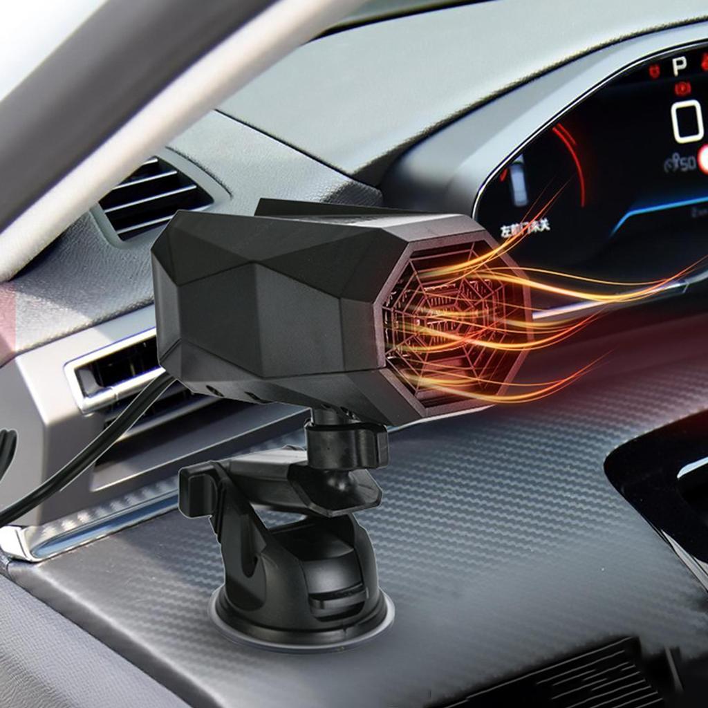 Riscaldatore portatile per auto da 12 V, 150 W, antiappannamento, vento caldo naturale, presa accendisigari