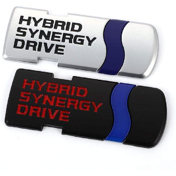 

Наклейка на автомобиль Эмблема Значок Авто Наклейка, для Toyota Hybrid Synergy Drive Буква Prius Camry Rav4 Crown Auris-Черный_Гибрид