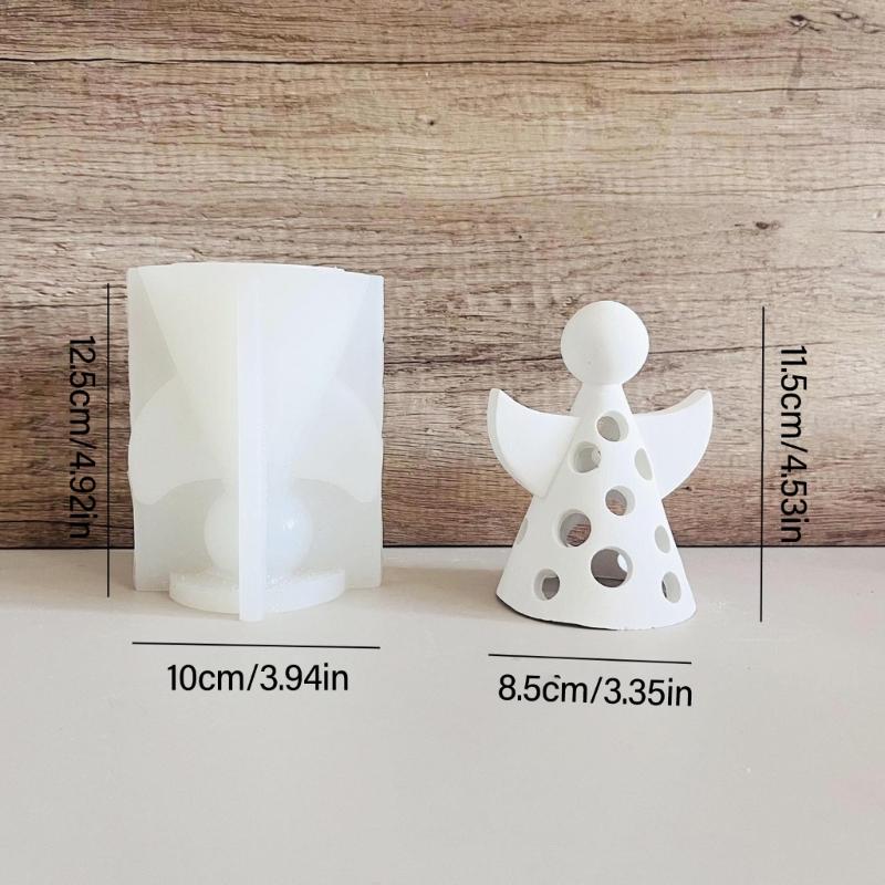 Liebevolle Figur Engelsförmiges Formset Robustes Silikon Modeaccessoire Tragbar für Kinder über 3 und Erwachsene