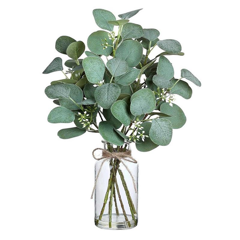 

Artificial Plant with Glass Bottle Decorative Simulated Flower Creative Fake Water Design