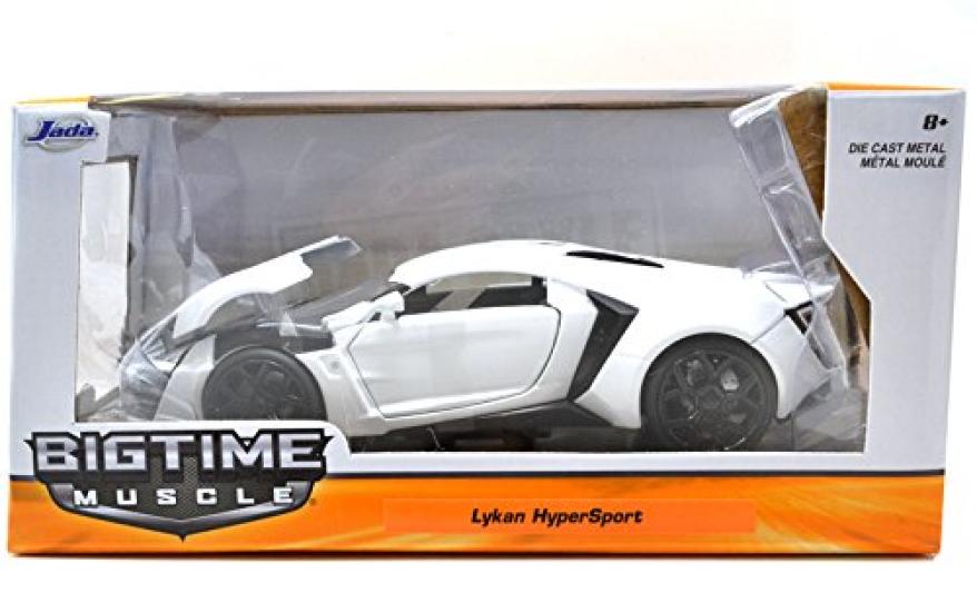 JADA TOYS Scale Big Time Muscle Hyper 124 "Lykan Sports" (White) [Item]