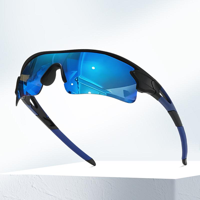 Sport Sunglasses Cycling Glasses +Box For Men Women Tr90 Frame With Hd Lens Anti-Glare For Running Driving Fishing Men