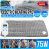 75W 9 Level Microplush Electric Therapy Heating Pad Electric Blanket for Abdomen Waist Back Pain Relief Winter Warmer 60x30cm