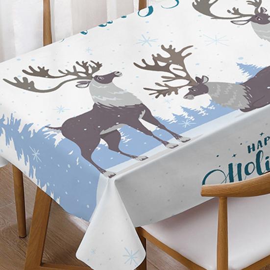 Fețe de masă delicate Absorbante Impermeabile Poliester Crăciun Huse de protecție pentru masă pentru bucătărie