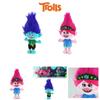 Trolls Unite Peluche Personaggio Cartone Animato Adorabile Altezza 30cm Ragazzo Capelli Blu e Ragazza Capelli Rosa Perfetto Per Bambini Età 7-14