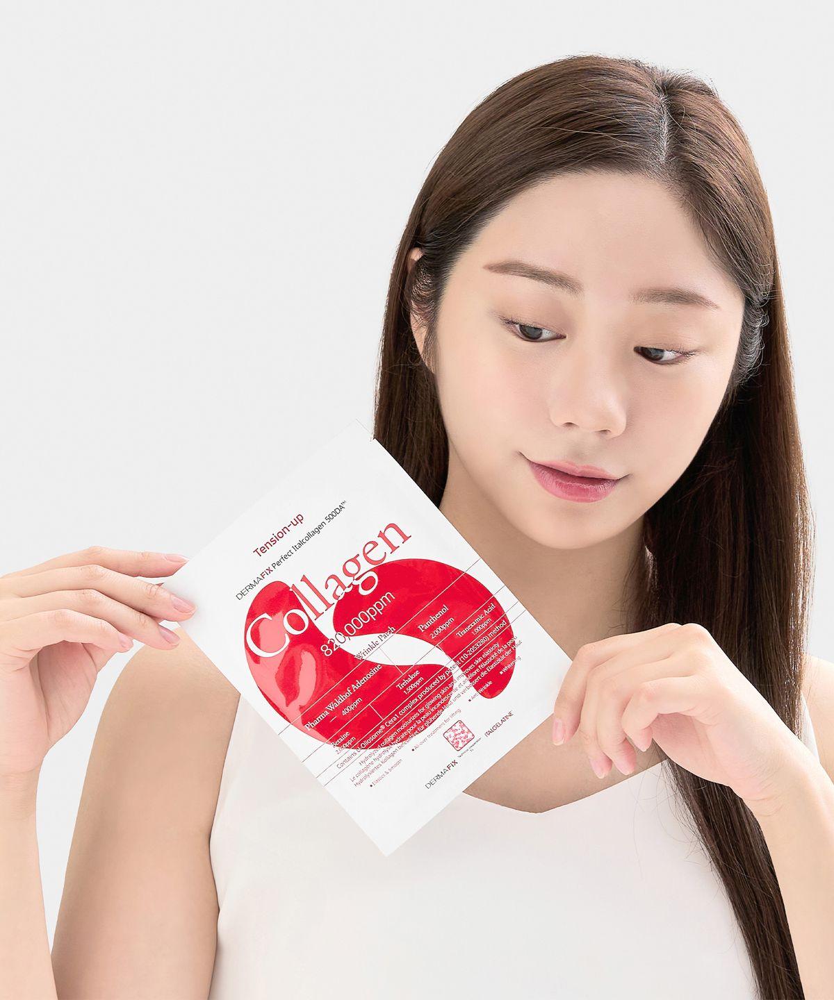 Real Collagen Tension Up Wrinkle Patch 4 Sheets