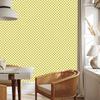 Checkerboard Wallpaper Yellow, Cream and White for Living Room and Bedroom 50x1000