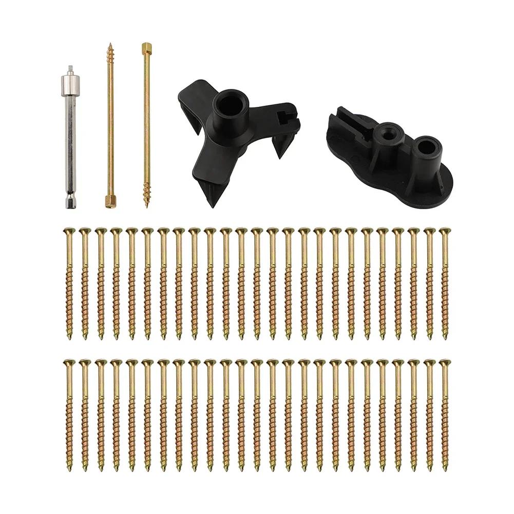 Floor Repair Screws Kit Wood Floors Flat Head Screws Fasteners Hardware Self-Tapping Screw Furniture Repair Hardware