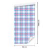 Candy Lattice Wallpaper Azure and Lavender for Living Room and Bedroom 50x1000