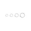 Bracelet Stud Earrings Women's Sterling Silver round Ring Earrings 2024 New Arrival Best Selling Ear-Caring Earrings Accessible Luxury Fancy Ear Ring