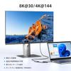 8K@30Hz/4K@144Hz HDMI To USB-C Converter Adapter, PD 65W Power Delivery Support, 0.5m Graph Encapsule, HDMI Male To Type-C Female, for Connecting Gami