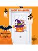 1PC Halloween Party Decoration Festival Theme Pumpkin Scene Door Wall Hanging Props (Bats, Pumpkins