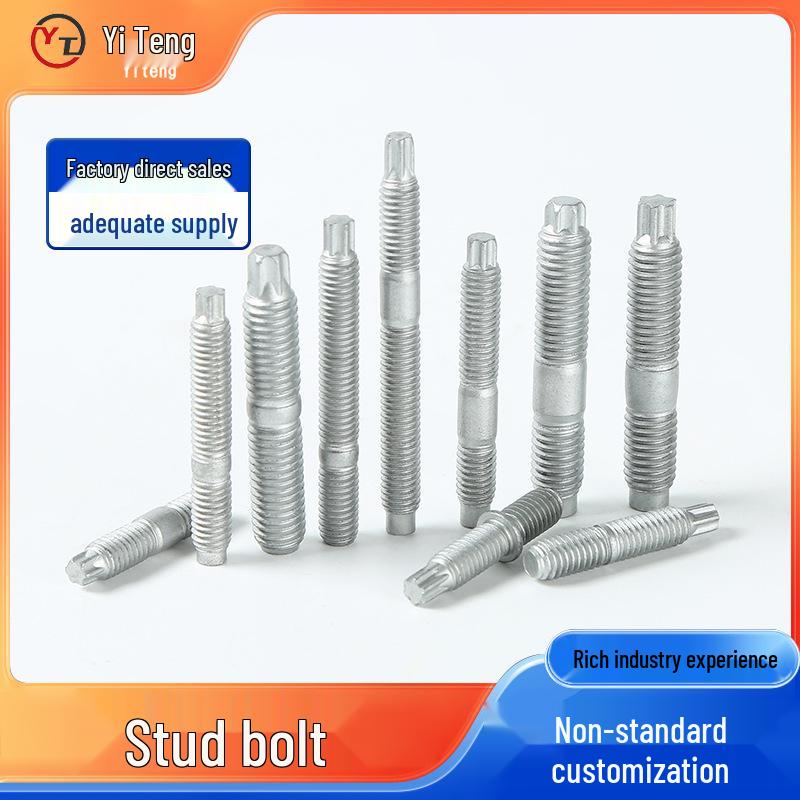 Двусторонние болты: Шпильки с правой/левой резьбой, полностью резьбовые, из углеродистой и легированной стали