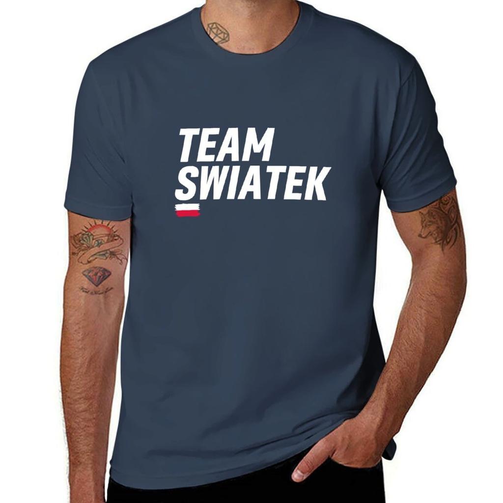 Iga Swiatek T-Shirt Weiches Langlebiges Baumwoll-T-Shirt
