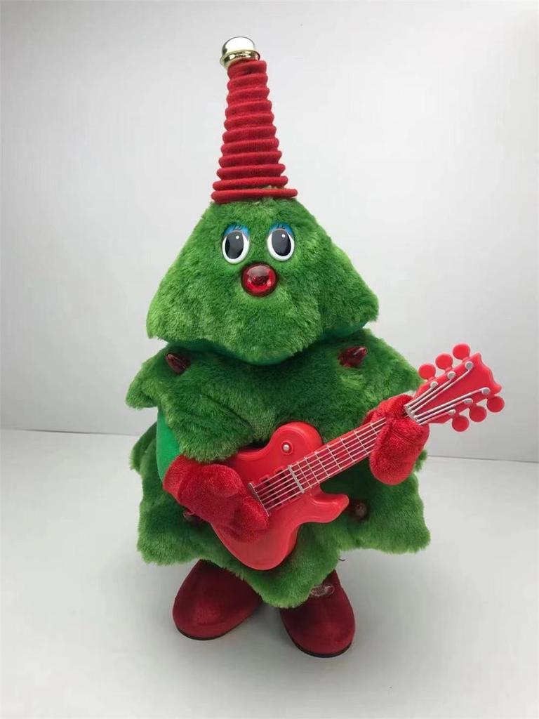Dancing, Singing, Light-Up Christmas Tree Plush Toy - Festive Decoration & Gift