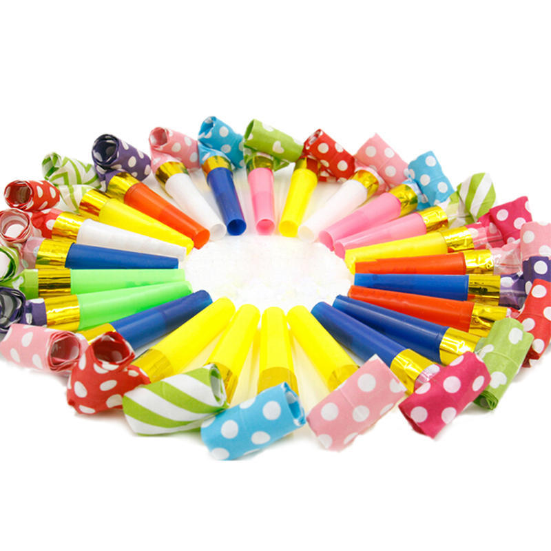 10x Party Blowouts Whistles Birthday Party Favors Decoration Supplie LF