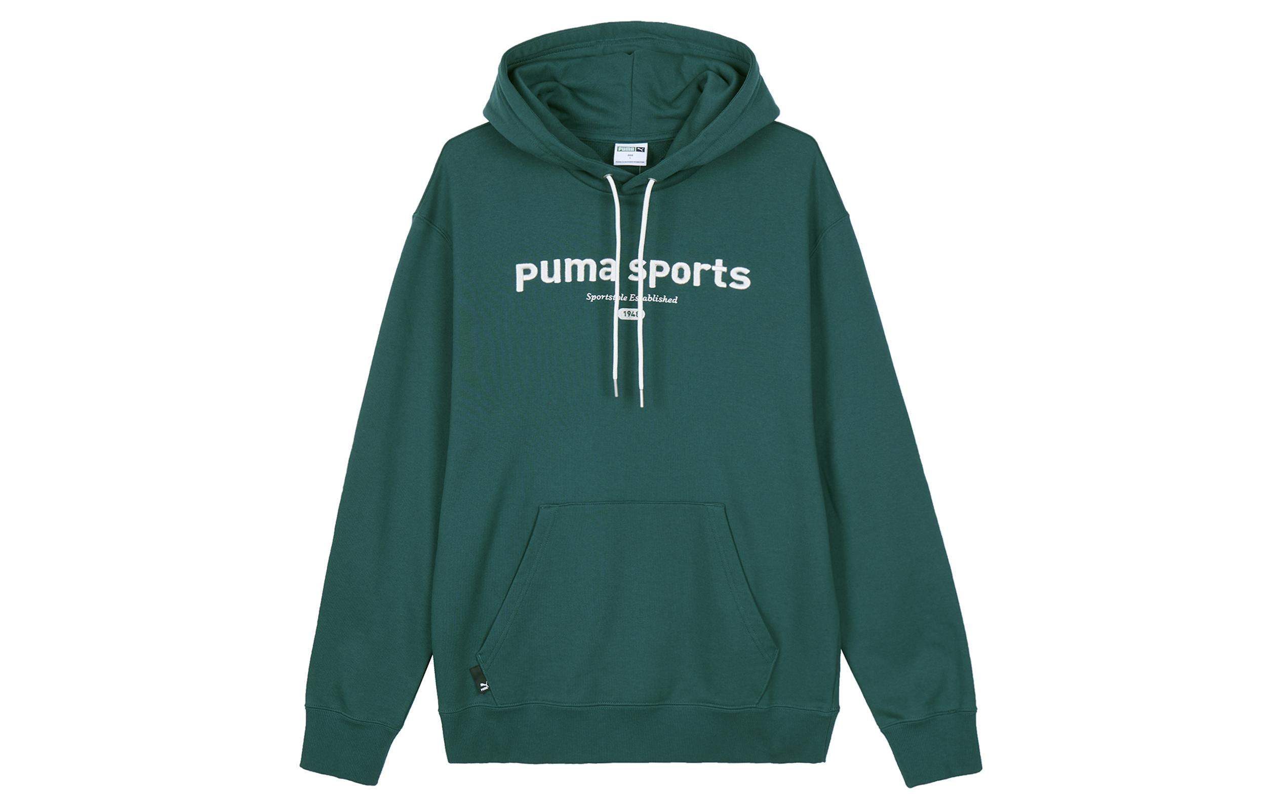 PUMA Sweatshirts Men s Green Hooded Moderate Other 623442-43 S
