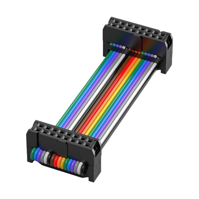 IDC Connector Flat Ribbon Cable 2.54mm 300mm Data Cable Female to Female for Drive Printer Industrial Accessories