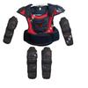 Kids' Motorcycle Balance Bike Armor Set: Knee, Elbow, Chest & Back Protectors.