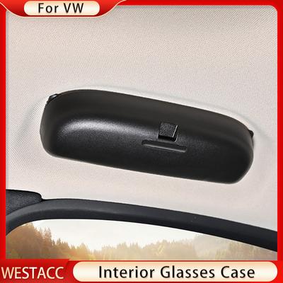 Car Glasses Case Holder for Volkswagen VW Atlas/ Teramont/ T-roc / T-cross Lamando Sunglasses Sun Glasses Holder Box