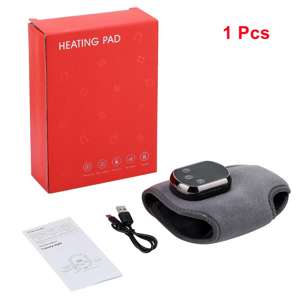 

Электрический согревающий бандаж на запястье Горячий компресс Вибрационный массаж Напульсник Повязка на лодыжку Инструмент для защиты рук и ног Согревающая защита запястья