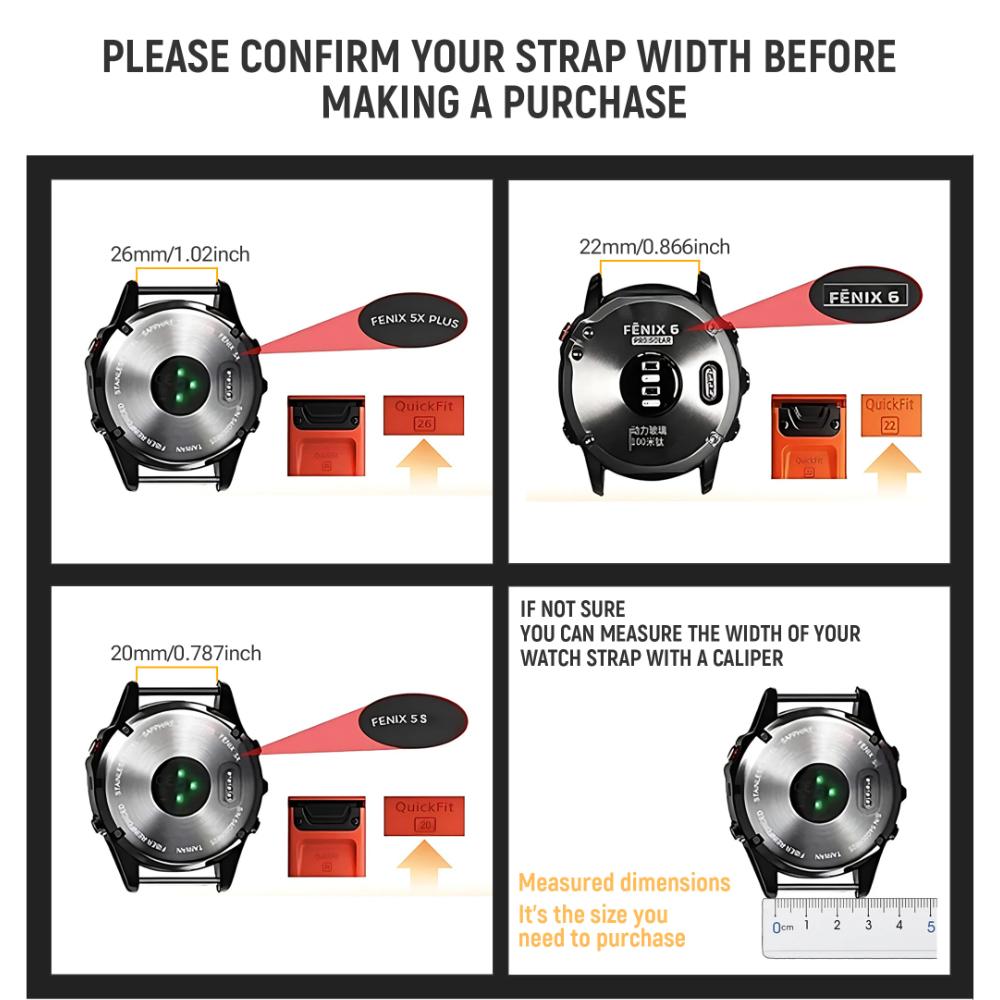 Rychloupínací řemínek 26 22 20 mm Pro Garmin Fenix 8 7 Pro 7S 6 5X 5Plus Tactix 8 7 Padákový nylonový náramek correa Fenix 8 pásek 43mm