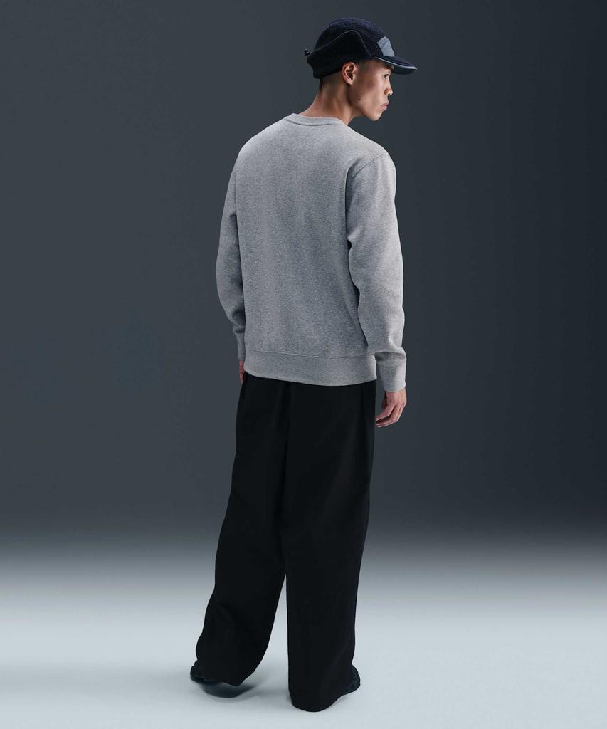 NIKE Club Fleece Crew M - Dark Grey Heather:White / Fn3887-063