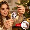 2D Flat Acrylic Christmas Hanging Ornaments for Holiday Party Decoration