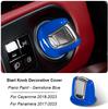 Multi-color Car Ignition Start Engine Stop Button Knob Bracket Decoration Cover For Porsche Cayenne 9YA.1 Panamera 971 2017-2023