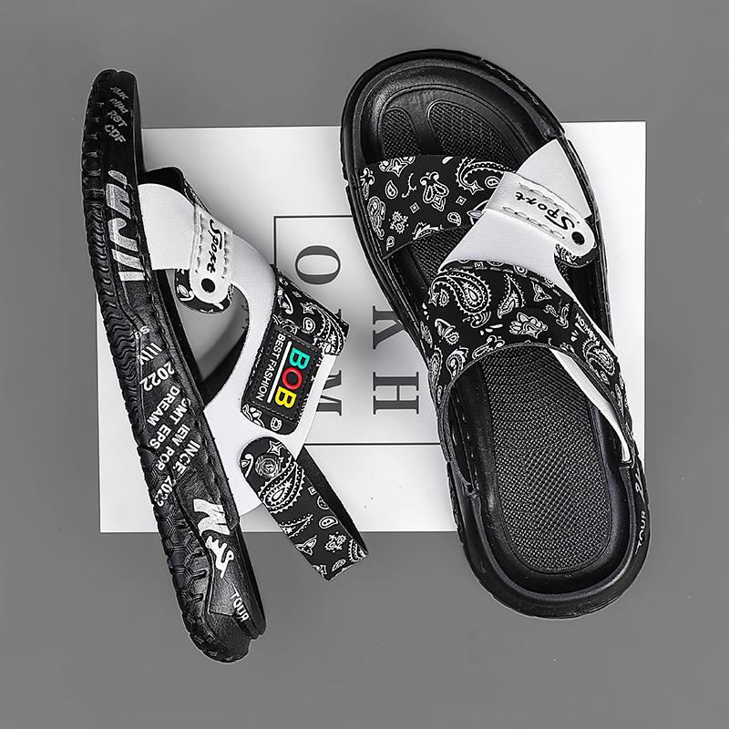 Men's Summer High-quality Non-slip Sandals for Outdoor Beach Lightweight Casual Dual-use Anti-odor Sandals