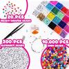 Diy Glass Rice Beads, Woven Bracelets, Necklaces, Earrings, Loose Beads Set, Random 24-Color Set.