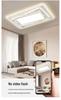 Nordic Rectangular LED Ceiling Light for Living Room and Bedroom